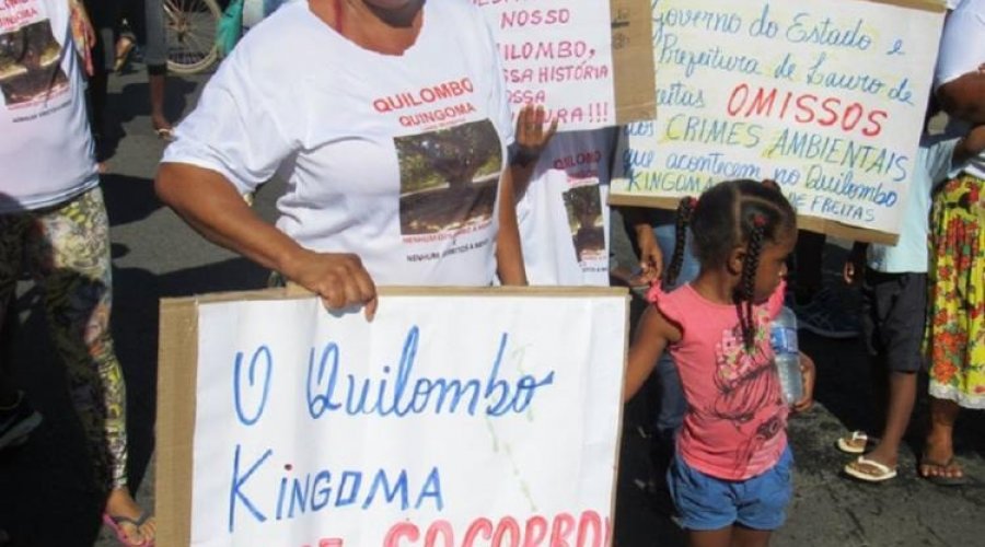 [Movimento Aquilombar lança campanha em defesa do Quilombo Kingoma]