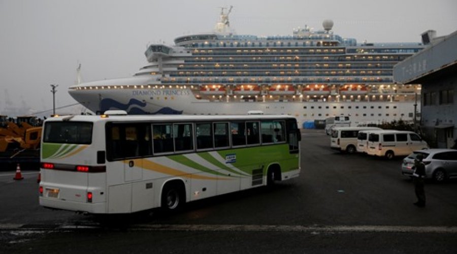 [Número de casos de coronavírus em navio no Japão chega a 355]