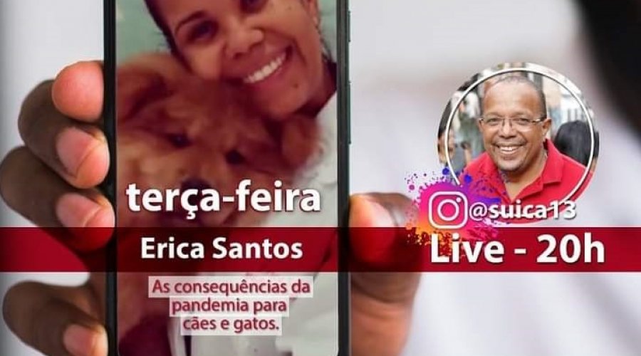 [Dra. Erica Santos participa da live com Suíca, para falar sobre a saúde dos pets e as consequências da pandemia na vida de cães e gatos]