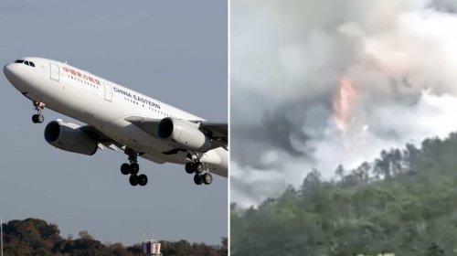 [Avião com 132 pessoas a bordo cai na China]