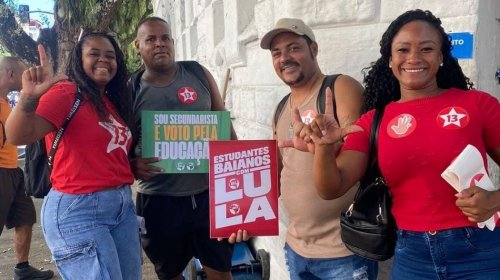 [Com caminhadas e diálogo com a população, SindilimpBA reforça apoio a Lula e à valorização da limpeza urbana]