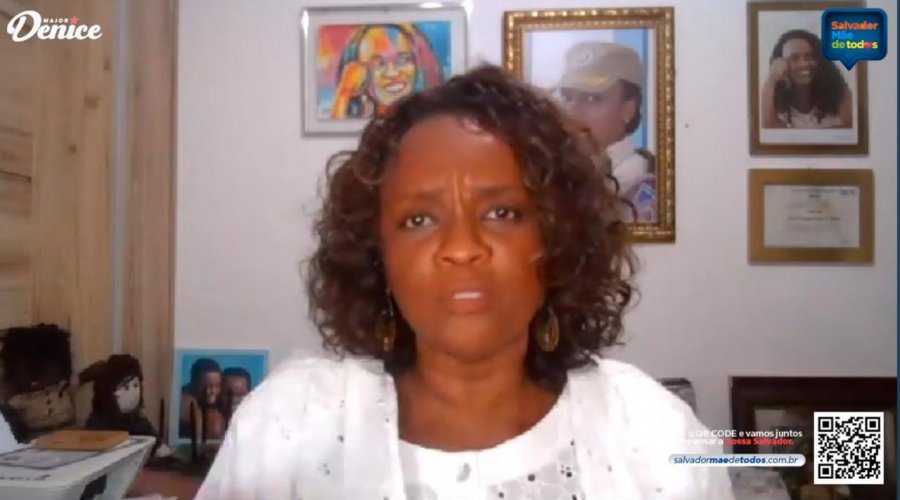 [Em live com especialistas, Major Denice define situação do desenvolvimento urbano de Salvador como 