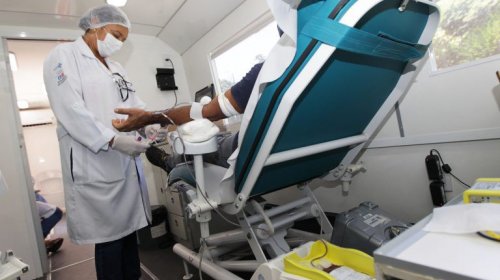 [Hemóvel atende doadores na Escola Bahiana de Medicina em Brotas]